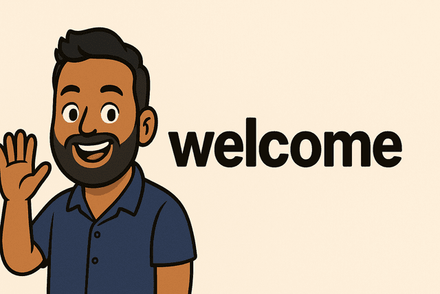 Cartoon avatar waving